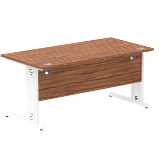 Impulse Straight Desk Cable Managed Leg