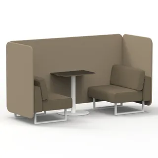 Brixworth Bench Booth in Two Tone
