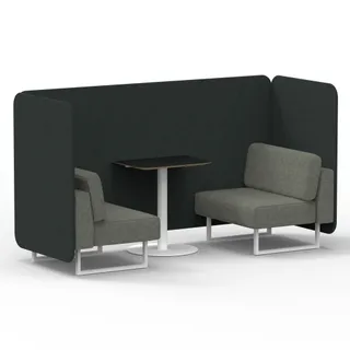 Brixworth Bench Booth in Two Tone