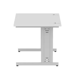 Impulse Straight Desk Cable Managed Leg