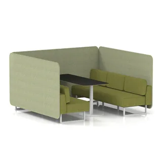 Brixworth Bench Booth in Two Tone