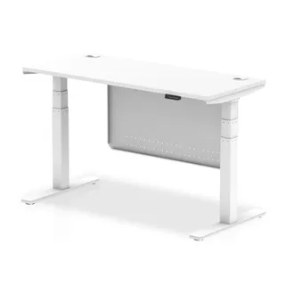 Air Height Adjustable Slimline Desk With Cable Ports