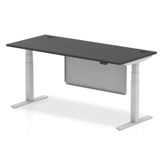Air Height Adjustable Desk With Cable Ports