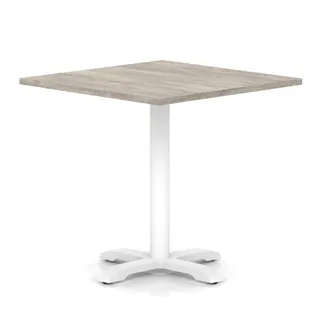 EE - Italia Square Poseur Table With Cross Base