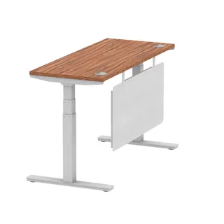 Air Height Adjustable Slimline Desk With Cable Ports
