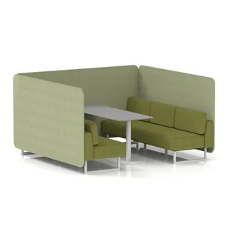 Brixworth Bench Booth in Two Tone