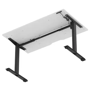 Air Lite Height Adjustable Desk With Scalloped Edge