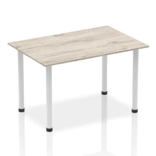 Impulse Straight Table With Post Leg