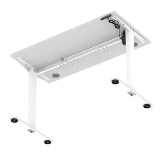 Air Lite Height Adjustable Slimline Desk With Cable Ports
