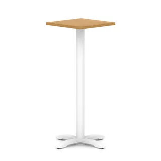 EE - Italia Square Poseur Table With Cross Base