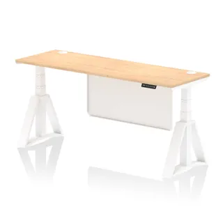Air Height Adjustable Slimline Desk With Cable Ports