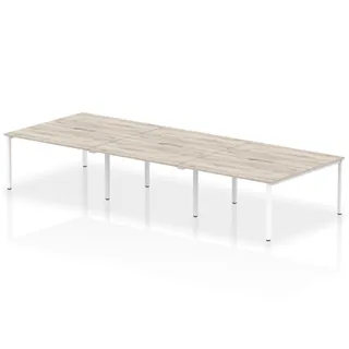 Evolve Plus B2B Bench Desk - 6 Person