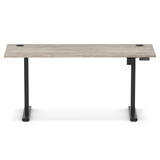 Air Lite Height Adjustable Slimline Desk With Cable Ports
