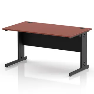 Impulse Straight Desk Cable Managed Leg