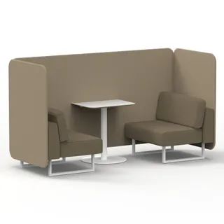 Brixworth Bench Booth in Two Tone