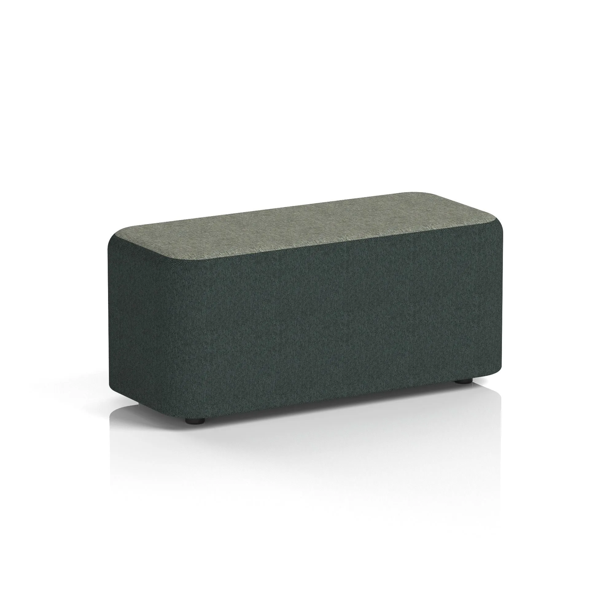 EE - Harlestone Rectangular Stool in Two Tone
