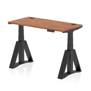 Air Height Adjustable Slimline Desk With Cable Ports