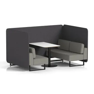 Brixworth Bench Booth in Two Tone