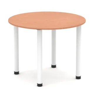 Impulse Round Table With Post Leg