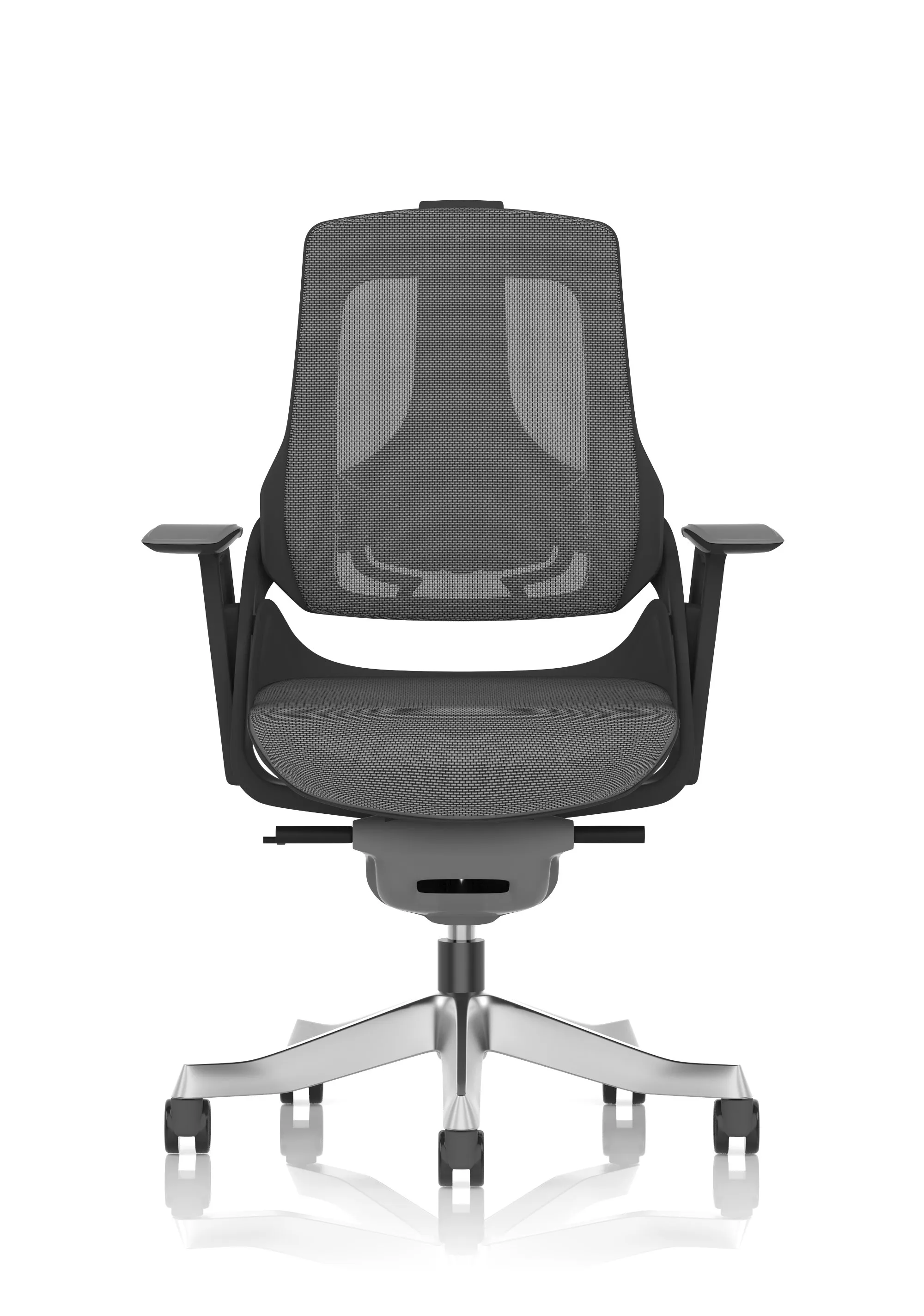 Zure High Back Black Shell Executive Office Chair with Arms
