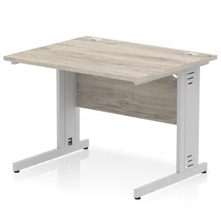 Impulse Straight Desk Cable Managed Leg