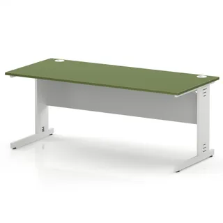 Impulse Straight Desk Cable Managed Leg