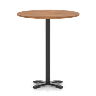 Italia Round Poseur Table With Cross Base