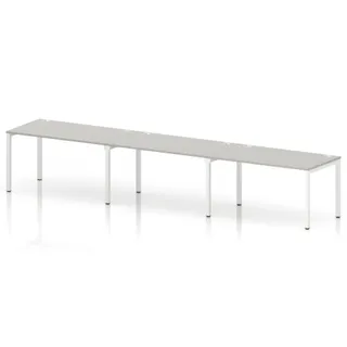 Impulse Single Row Bench Desk - 3 Person