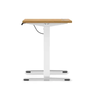 Air Lite Height Adjustable Slimline Desk With Cable Ports