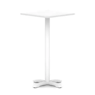 EE - Italia Square Poseur Table With Cross Base