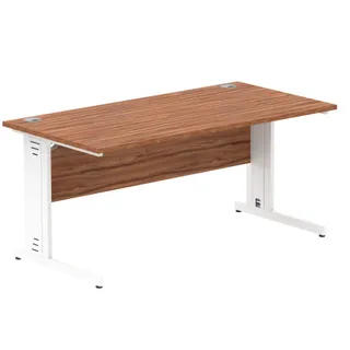 Impulse Straight Desk Cable Managed Leg