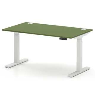 Air Height Adjustable Desk With Cable Ports