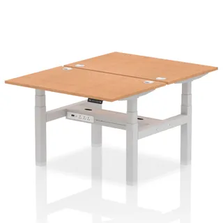 OE - Air Back-to-Back Height Adjustable Bench Desk - 2 Person