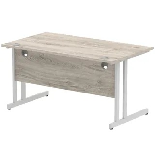 Impulse Straight Desk Cantilever Leg