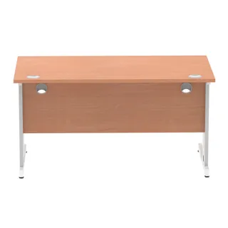 Impulse Straight Desk Cable Managed Leg