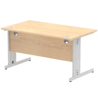 Impulse Straight Desk Cable Managed Leg