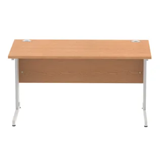 Impulse Straight Desk Cable Managed Leg