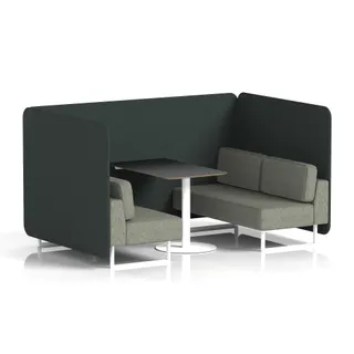 Brixworth Bench Booth in Two Tone