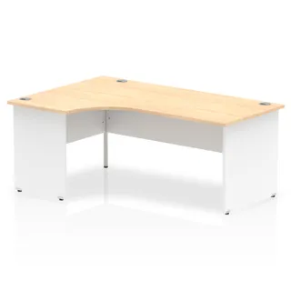 OE - Impulse Crescent Desk Panel End Leg Two Tone