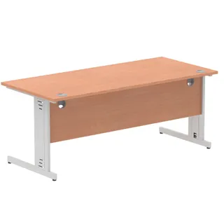 Impulse Straight Desk Cable Managed Leg