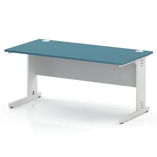 Impulse Straight Desk Cable Managed Leg