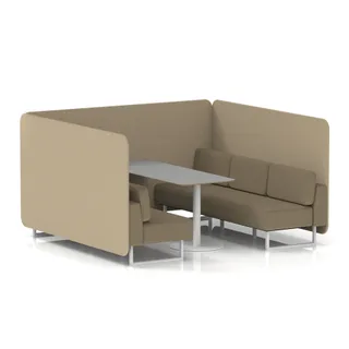 Brixworth Bench Booth in Two Tone