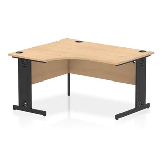 Impulse Crescent Desk Cable Managed Leg