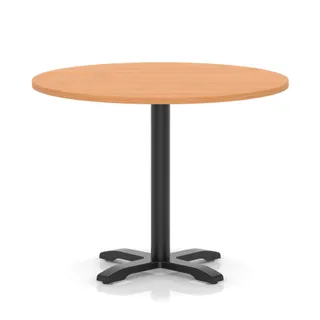 Italia Round Poseur Table With Cross Base