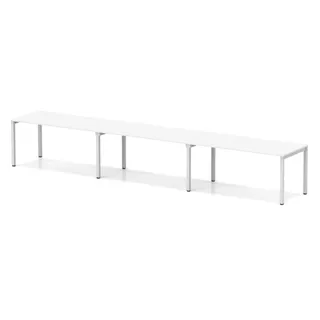 Evolve Plus Single Row Bench Desk - 3 Person