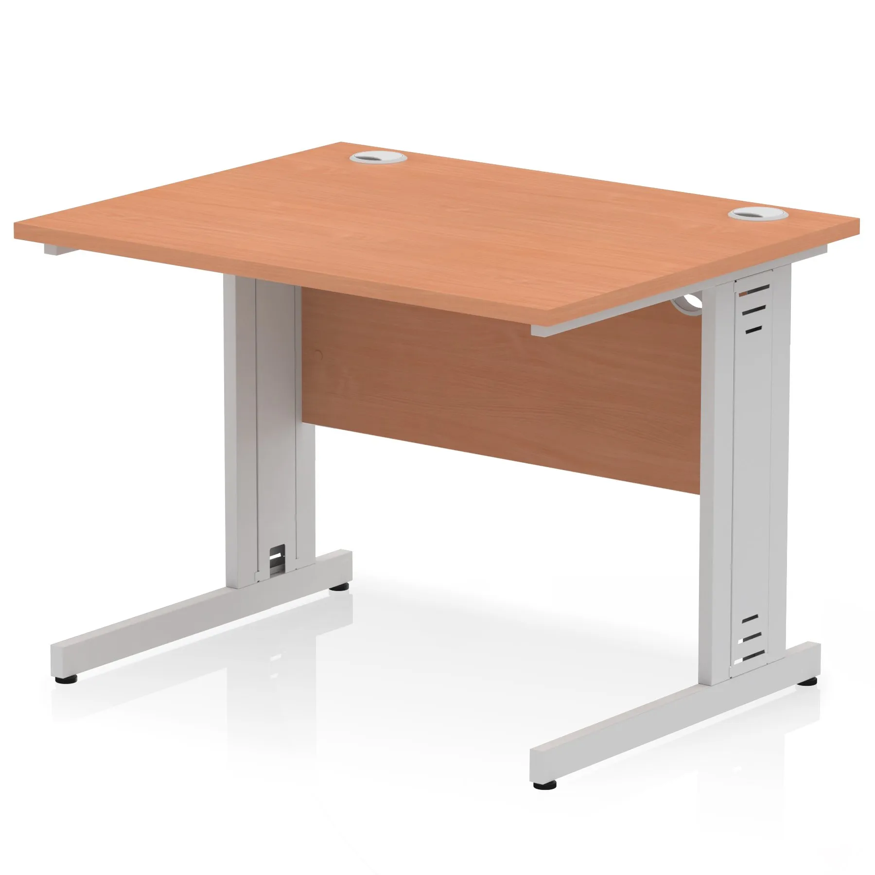 Impulse Straight Desk Cable Managed Leg