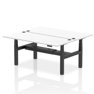 OE - Air Back-to-Back Height Adjustable Bench Desk - 2 Person