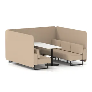 Brixworth Bench Booth in Single Tone