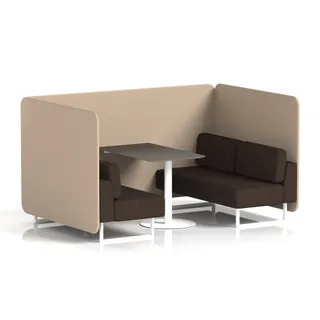 Brixworth Bench Booth in Two Tone