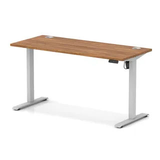 EE - Air Lite Height Adjustable Slimline Desk With Cable Ports